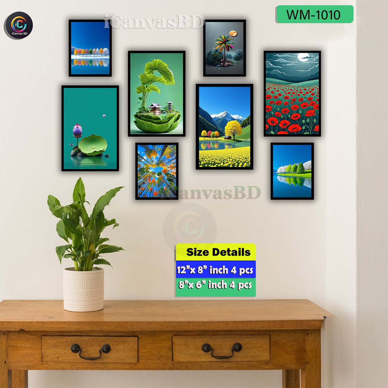 Premium Wallboard Set Mix Size (WM-1010)